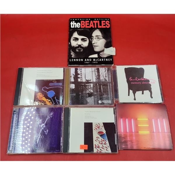 Beatles Book & Assorted Solo CDs (Paul McCartney, George Harrison)