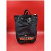 Image 1 : 1990s Black Moschino Drawstring Bucket Backpack
