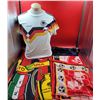 Sporting Good & Apparel Lot w/ 1990s Adidas Germany Football Shirt, Soccer Towel, & More
