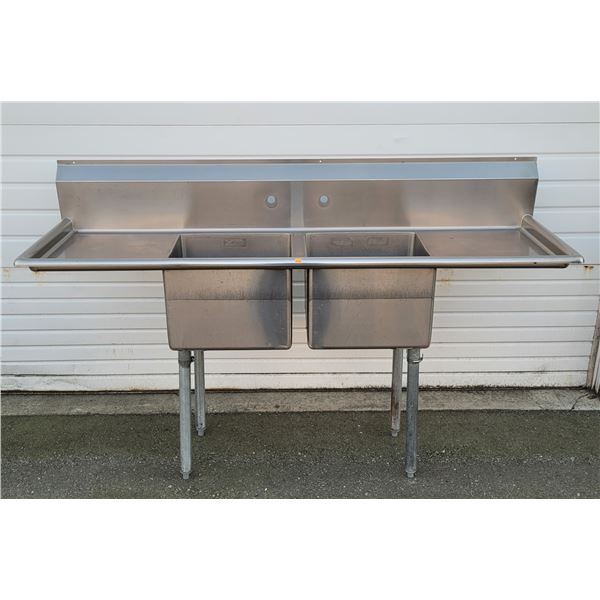 Industrial 2-Basin Sink