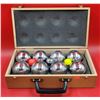 Image 1 : Ikea Boule/Petanque Set w/ Wooden Carrying Case
