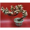 Image 1 : Asian Stone Glass Bonsai Tree