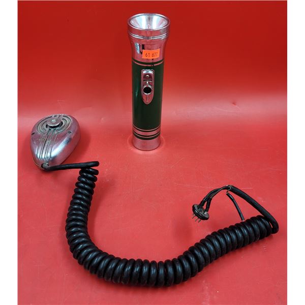 VTG Eveready Flashlight & Hand Microphone