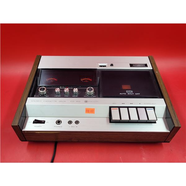 Superscope CD-302 Stereo Cassette Deck