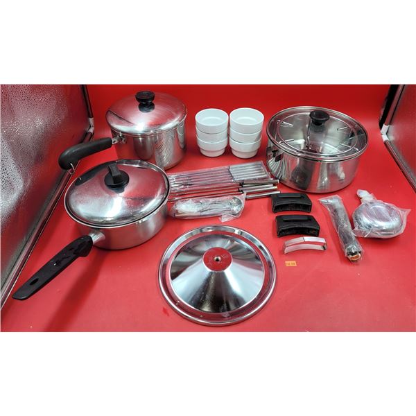 28 PC Stainless Steel Fondue Set