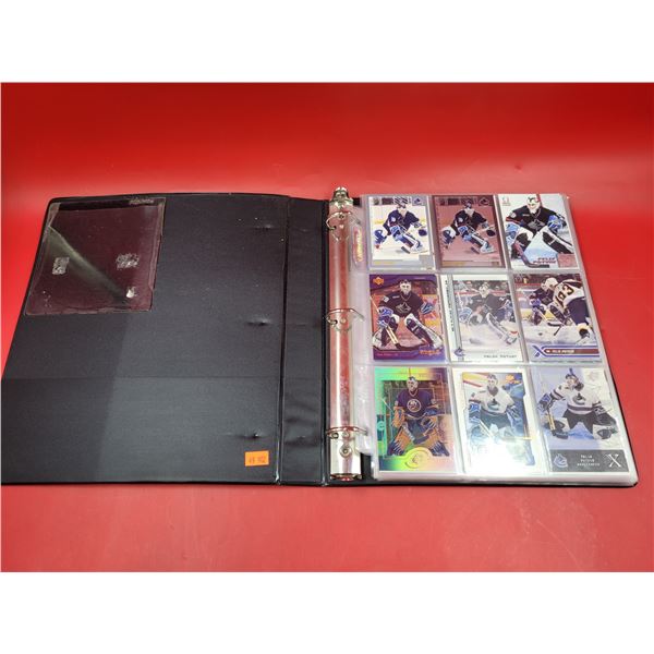 Binder of Assorted Felix Potvin Hockey Cards