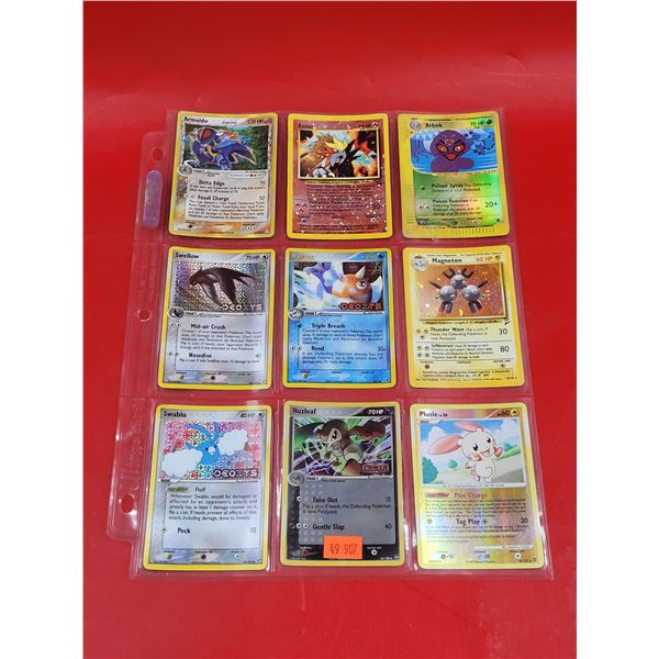 9 Pokémon Cards w/ Arbok, Magneton, Nuzleaf, & More