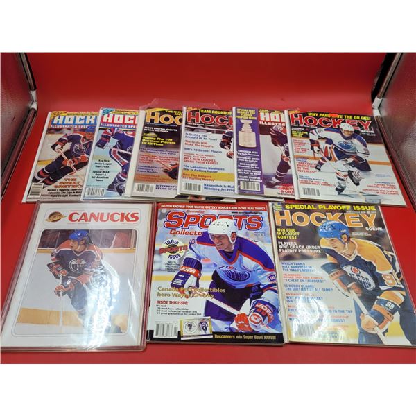 Assorted Hockey, Sports, & Canucks Magazine Back Issues
