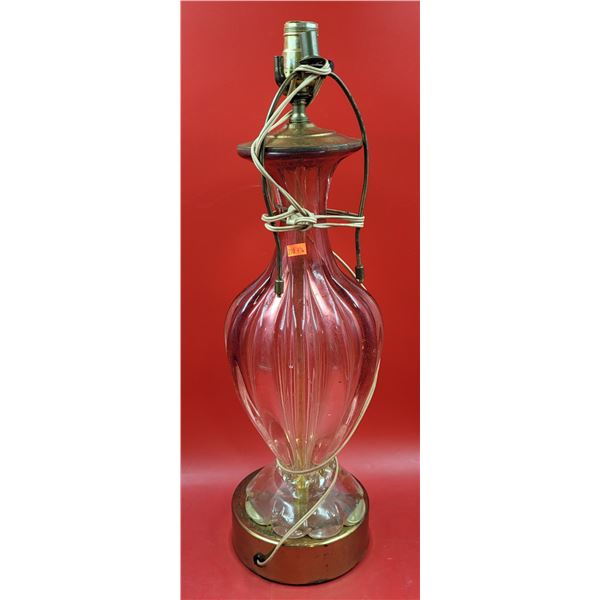 VTG Heavy Glass Lamp