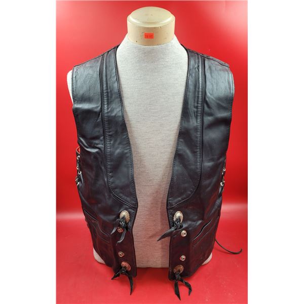 Poor Boy Leather Co. Vest Made in Canada
