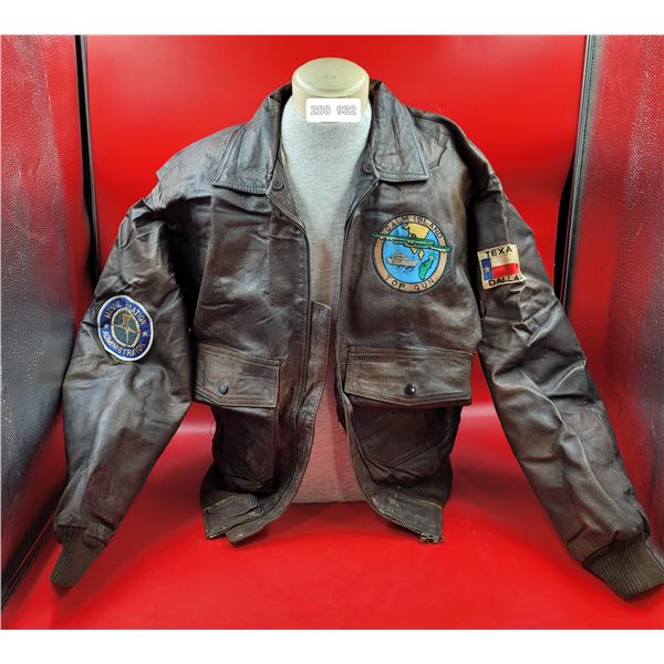 VTG Leather Aviation Jacket