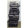 Image 1 : Large Lot of Electronics w/ Amplifier, VCR, DVD Players, & More