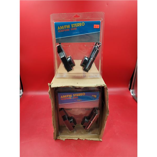 Lot of NOS AM/FM Stereo Headphone Radios