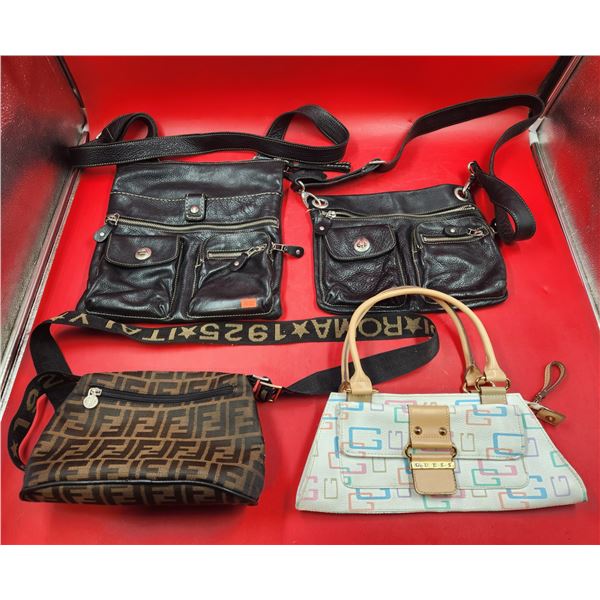 Handbag Lot w/ Shoulder Bags & Purse (Roots, etc.)