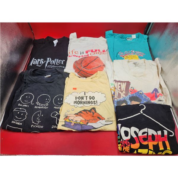 VTG T-Shirt Lot w/ Harry Potter, Garfield, & More