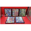 Image 1 : 5 Framed Abstract Prints