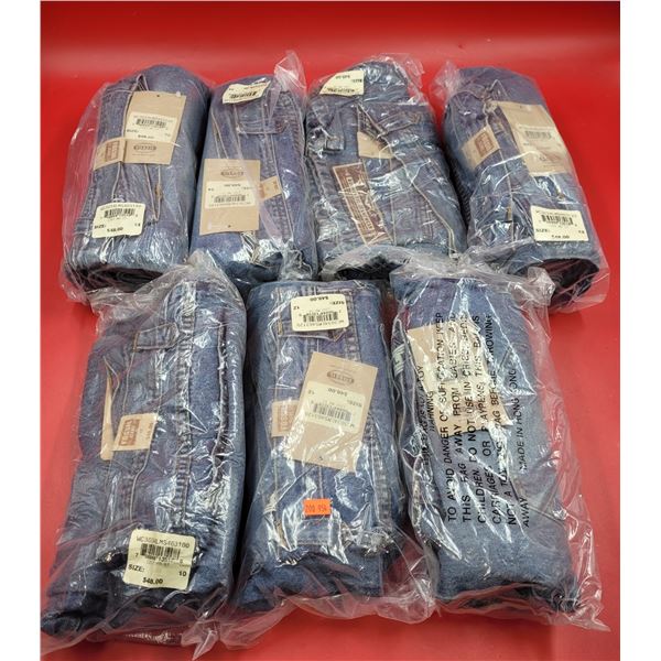 Lot of Assorted Size Fossil Jeans