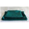 Image 1 : TABLECLOTHS- LOT OF 2- CHRISTMAS GREEN- 84" X 60"
