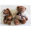 Image 1 : VINTAGE GUND BEAR & RABBIT- SET OF 2