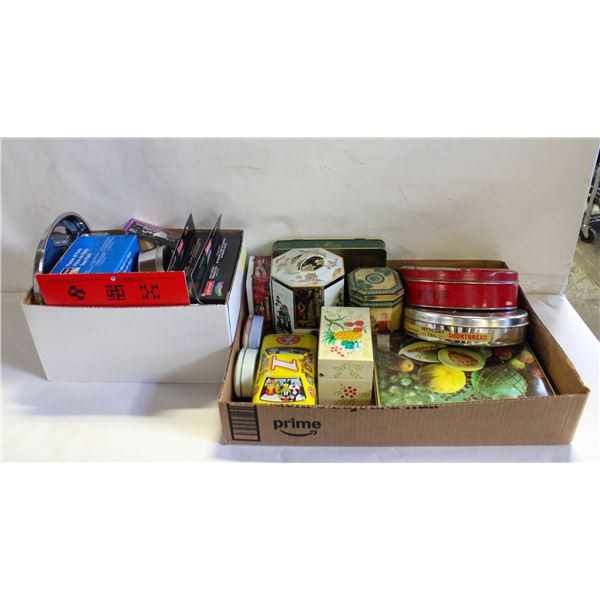 CRAFT SUPPLIES- PAINT/SCISSORS/MISC- BOX LOT