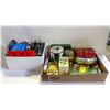 Image 1 : CRAFT SUPPLIES- PAINT/SCISSORS/MISC- BOX LOT