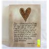 Image 1 : HAND PAINTED CANVAS WALL ART QUOTE- 12 X 16