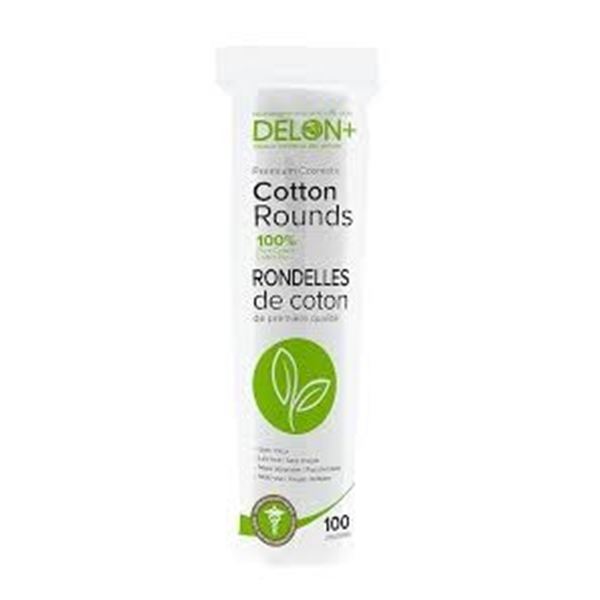 NEW 5 X 100 DELON COTTON ROUNDS