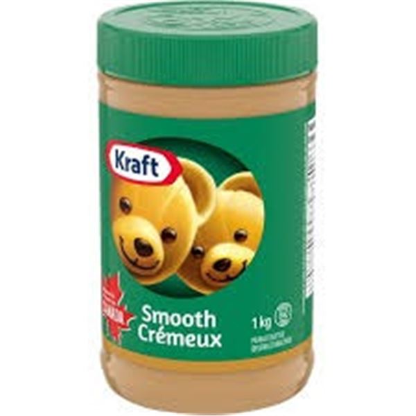 NEW 1KG KRAFT SMOOTH PEANUT BUTTER