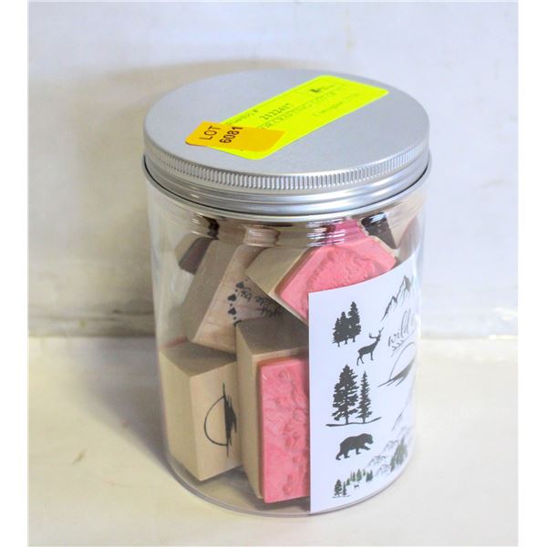 STAMPS FOR CRAFTING- LOT OF 13 ASSORTED