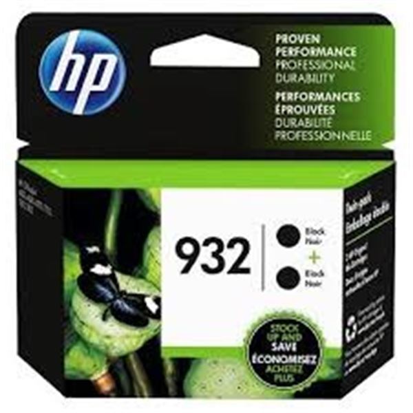 NEW HP 932XL BLACK 2PK