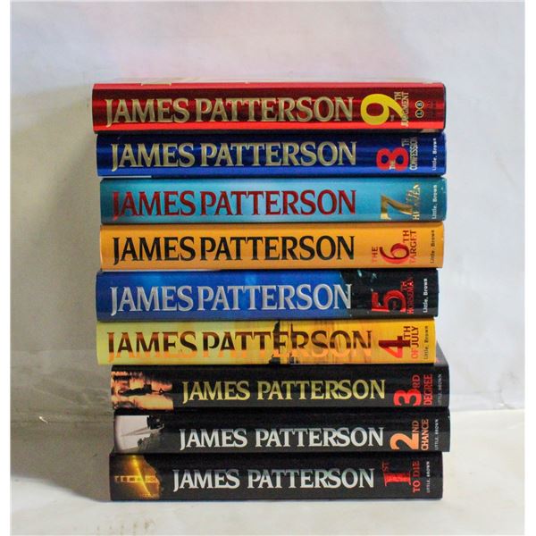 "WOMEN'S MURDER CLUB" SET OF 9 HARDCOVER BOOKS