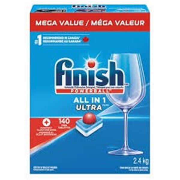 NEW 82 TABS FINISH POWERBALL ALL IN 1 ULTRA DETERG