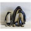 Image 1 : VINTAGE CARVED PENGUIN FAMILY FIGURINES