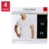 Image 1 : NEW CALVIN KLEIN 4PK V-NECK T-SHIRT MEDIUM