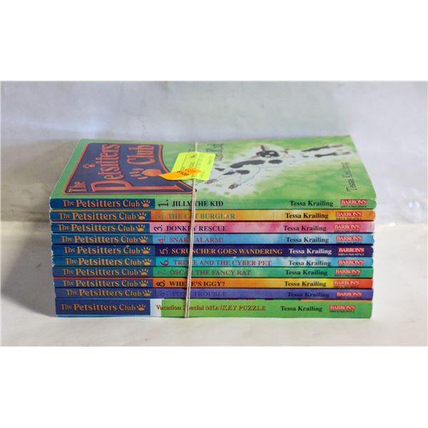 BOOKS- "PETSITTERS CLUB"- LOT OF 10 BOOKS