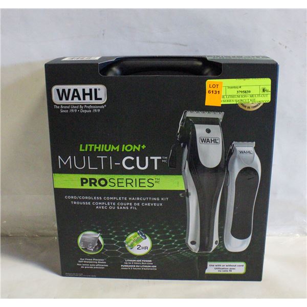 WAHL LITHIUM ION+ MULTI-CUT PRO SERIES HAIRCUT KIT