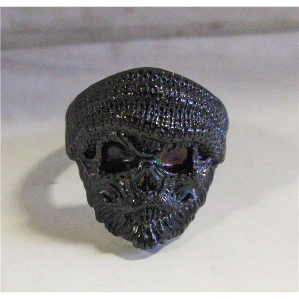 XL MUMMIFIED SKULL RING