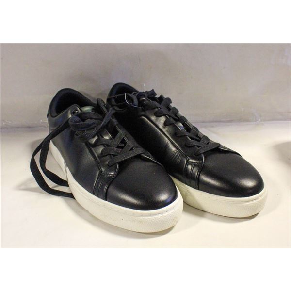 TED BAKER BLACK FLAT TOPS SIZE 10