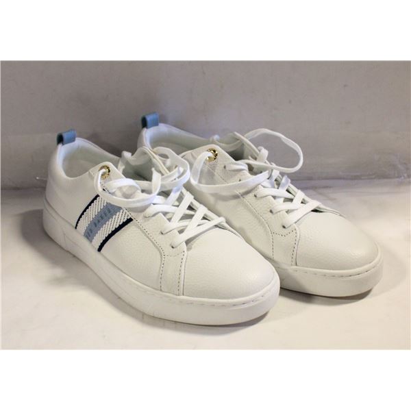 TED BAKER SIZE 8 WOMENS WHITE COURT SHOES
