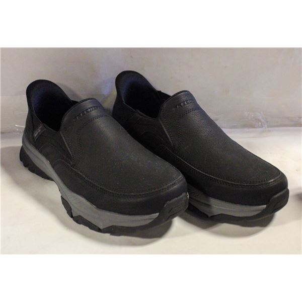 SKECHERS MENS SHOES BLACK SIZE 9