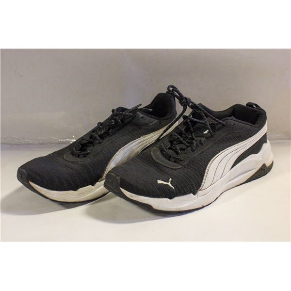 PUMA ZIP C MENS SNEAKERS MENS SIZE 12 BLACK