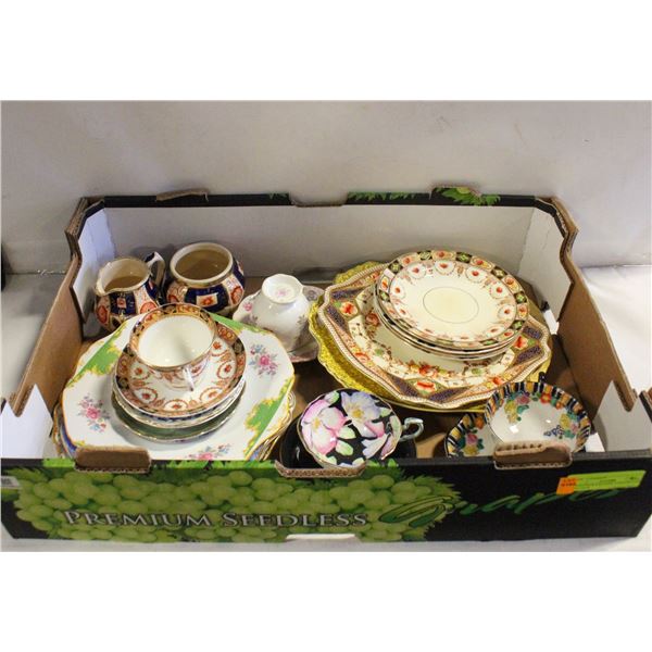 TEACUPS & SAUCERS, CAKE PLATES, CREAM &