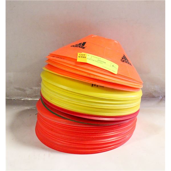 50 SOCCER PYLONS