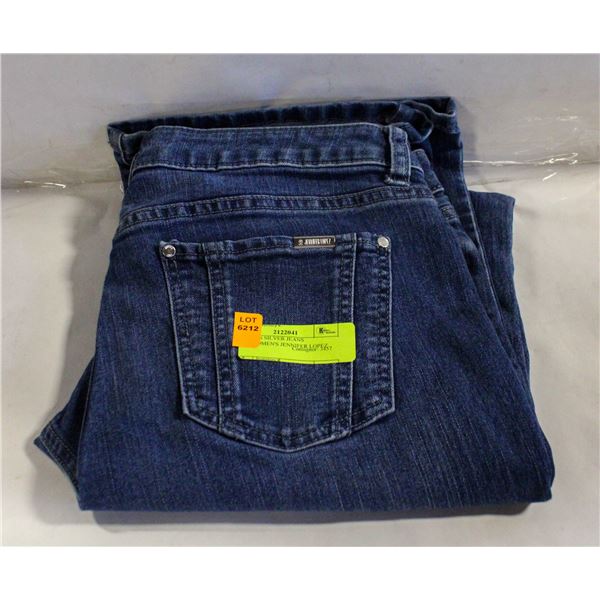 WOMEN'S SILVER JEANS 26X33WOMEN'S JENNIFER LOPEZ