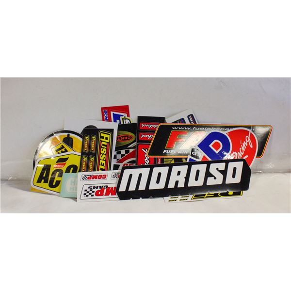 50 DIFFERENT TOOL BOX/RACER DECALS