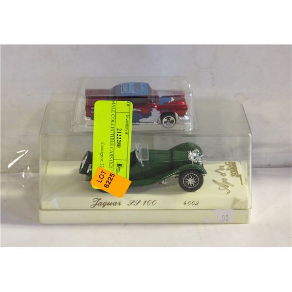 SMALL COLLECTIBLE CARS (X2)