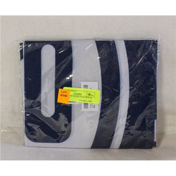 EDMONTON OILERS FLAG NEW IN PACKAGE
