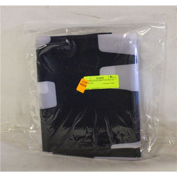 TORONTO RAPTORS FLAG NEW IN PACKAGE