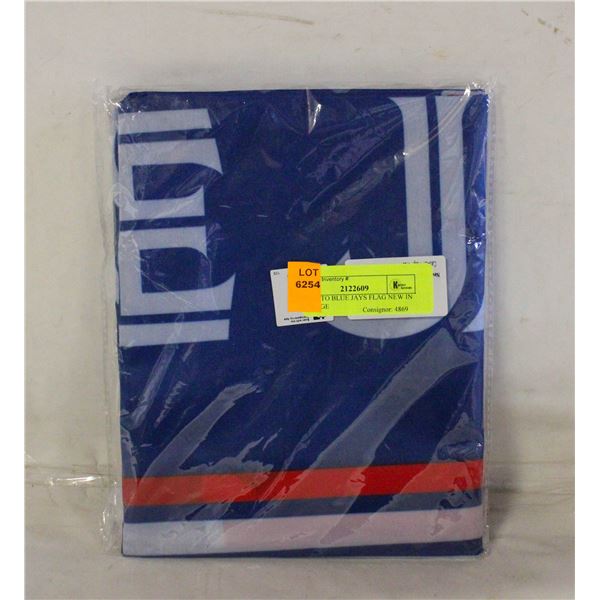 TORONTO BLUE JAYS FLAG NEW IN PACKAGE
