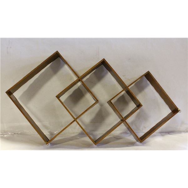 3 TIERED WOODEN CURIO SHELF